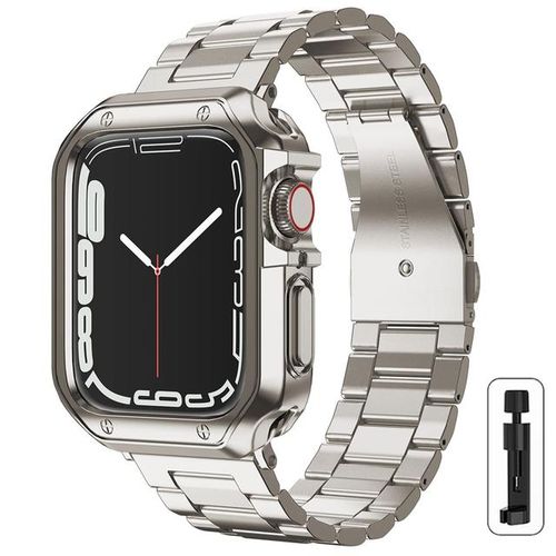 Metal Straptpu Case For Watch 8 7 41 45mm 40 44mm Cover Correa Bracelet For Iwatch 8 7 6 Se 5 4 3 2 Ultra 42mm 38mm Band