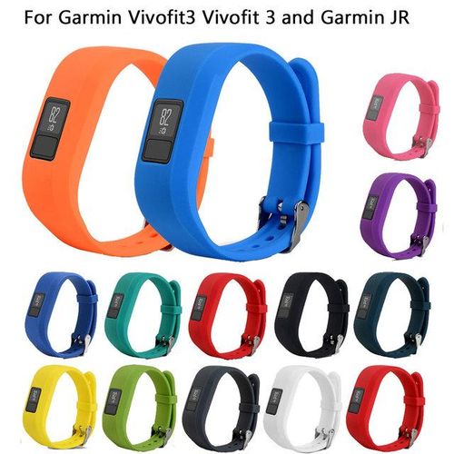 S L Soft Silicone Replacement Smart Watch Band For Garmin Vivofit For Jr Jr2 Vivofit 3 Sport Watchband Strap For Vivofit 3