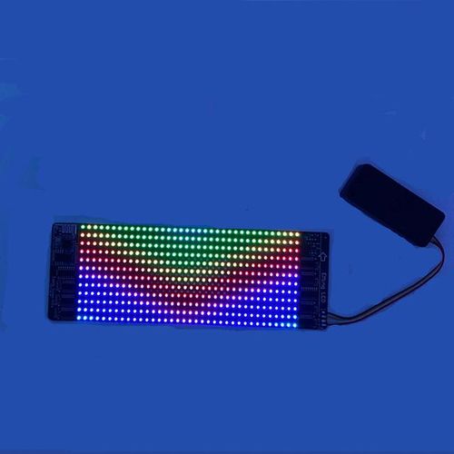 Fullcolor Flexible Led Screen Display 12x36 Pixel 2121 Rgb Matrix Panel App Bluetooth Control Hat Glasses Diy Electronic Prop