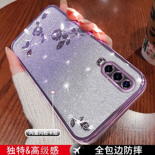 Applicable Voice Hot30 Phone Case Spark Go 2024 Glitter Electroplated Rhinestone Preserved Fresh Flower Itel A70 Set