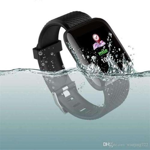 Ladies Black Smart Watch 116plus Bluetooth Health Watch