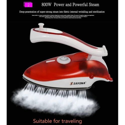 Electric Portable Travel Foldable Steam and Dry Iron Light With Burst Steam Function-Multicolours