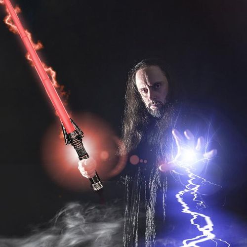 Lightsaber RGB 7 Colors Flashing Dual Toy Saber Changing Lights Kids Toy for Boy Gifts