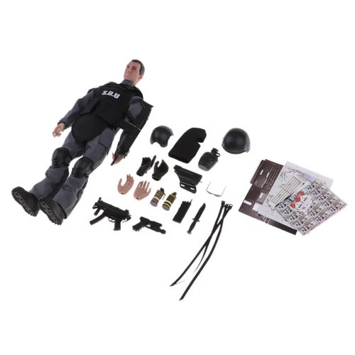 1/6 SWAT Uniform Soldier Action Figure Model    Accessories