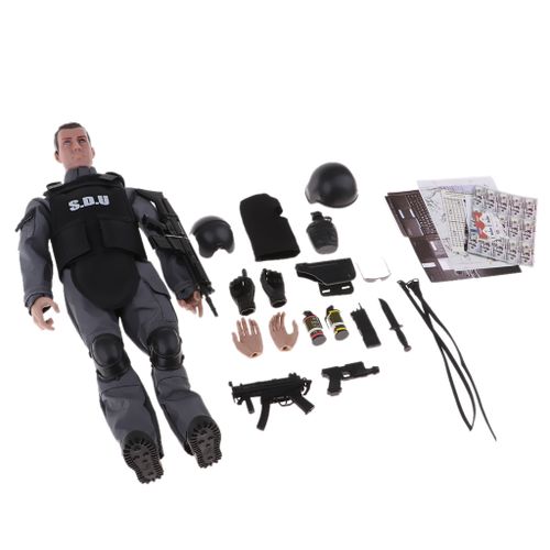 1/6 SWAT Uniform Soldier Action Figure Model    Accessories