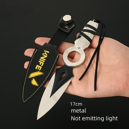 30cm Valorant JETT Kunai Lumines Charge Glow Prop Samurai Cosplay Anime Figures Collection Toy for Boy