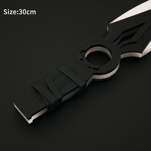 30cm Valorant JETT Kunai Lumines Charge Glow Prop Samurai Cosplay Anime Figures Collection Toy for Boy