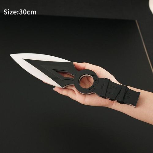 30cm Valorant JETT Kunai Lumines Charge Glow Prop Samurai Cosplay Anime Figures Collection Toy for Boy