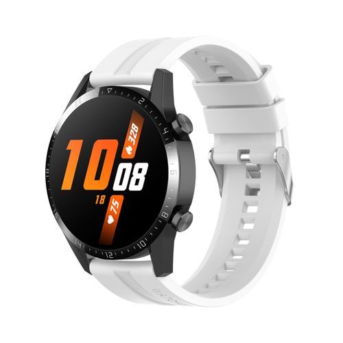 22mm Soft Silicone Comfortable Watch Strap Band Wristband For Huawei GT2 Pro/GT 2e/GT/GT2-Black