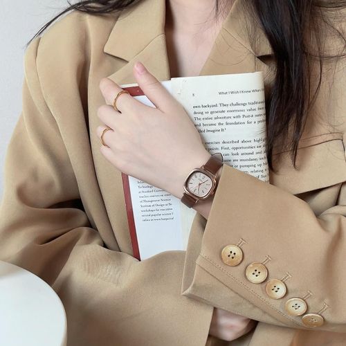 Watch women, student Instagram, niche design, simple, light luxury, small square, high-end girl gift