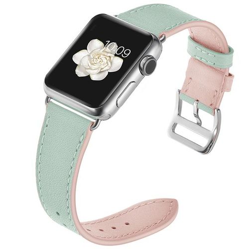 Myl-26bx Kebitt Genuine Women Single Tour Band For Watch 6 5 4 3 Double Color Strap 38mm 40mm 42mm 44mm