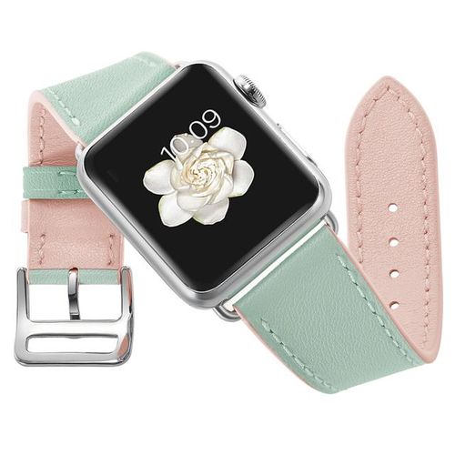 Myl-26bx Kebitt Genuine Women Single Tour Band For Watch 6 5 4 3 Double Color Strap 38mm 40mm 42mm 44mm