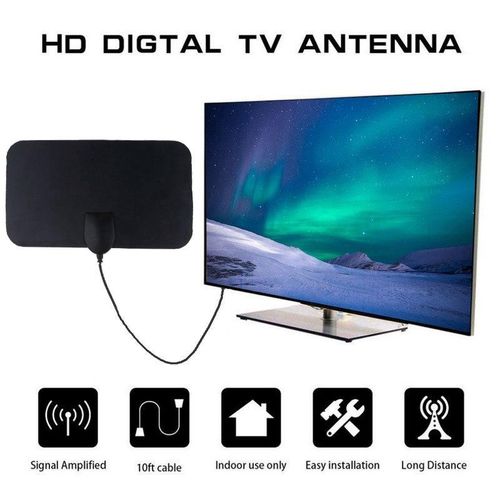 4K 25DB Indoor HD Signal Amplifier Digital TV Antenna Booster HDTV Conversion Head High Signal Capturing Cable