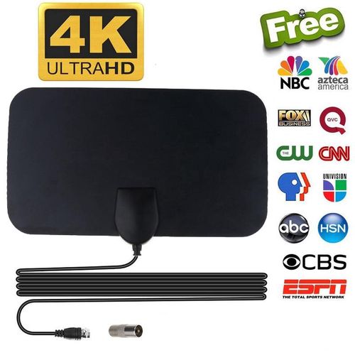 4K 25DB Indoor HD Signal Amplifier Digital TV Antenna Booster HDTV Conversion Head High Signal Capturing Cable
