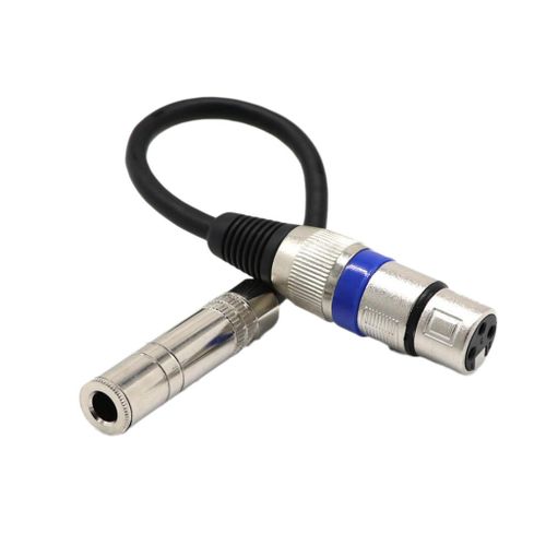 1/4\\\\\\\\\\\\\\\" 6.35mm Stereo Female Jack To XLR 3-Pin