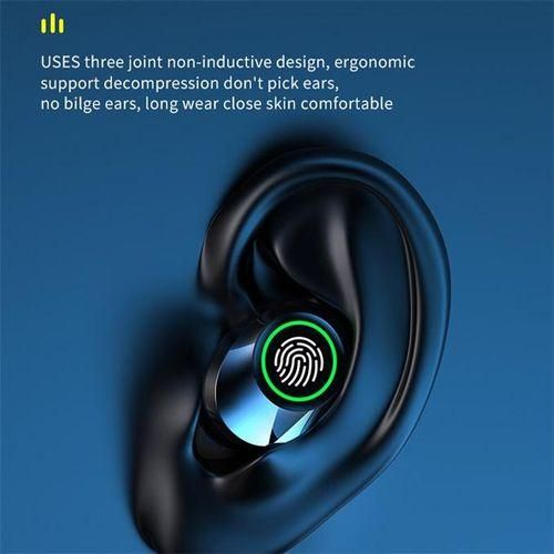High Quality BQ40 Black Bluetooth Stereo Headphones LED Display Touch Headphones