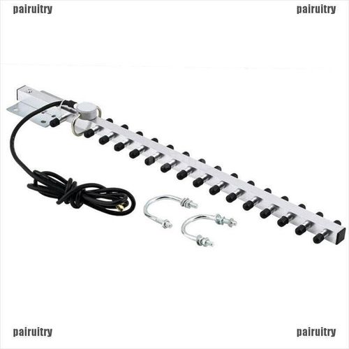 ?PAIR RP-SMA 2.4GHz 25dBi Directional Outdoor Wireless Yagi Antenna WiFi R