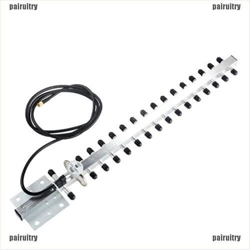 ?PAIR RP-SMA 2.4GHz 25dBi Directional Outdoor Wireless Yagi Antenna WiFi R