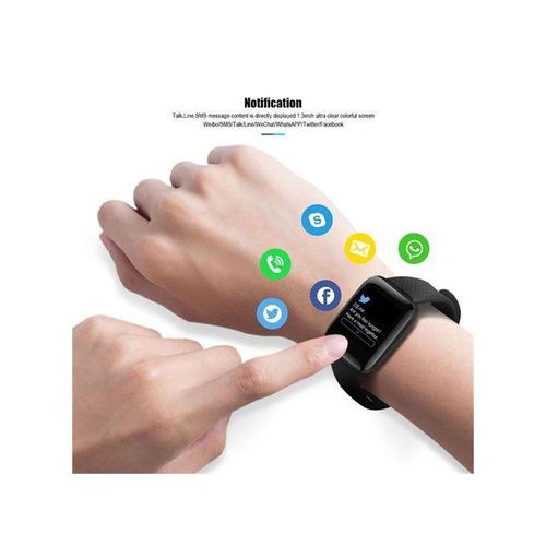 New Large Screen 116plus Smart Bracelet Music App Sleep Monitoring Step Counting Blood Pressure Heart Rate Sports Bracelet