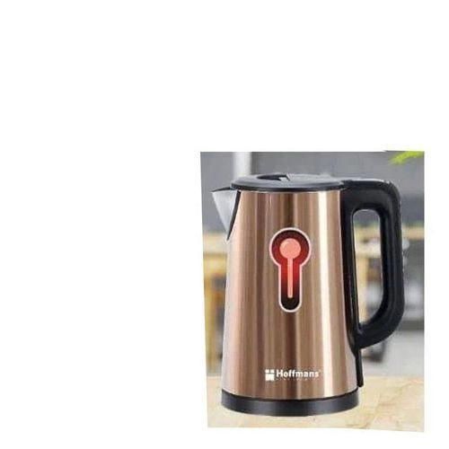 Hoffmans Pack Of Original 2.5Ltrs Electric Tea Kettle For Boiling Water Stainless Double Wall Hot Water Boiler with Automatic Shut Off & Boil-Dry Protection Plus A Mini Foldable Travel Steam Flat Iron Box And A Single Solid Electric Hotplate 1000W- Multic