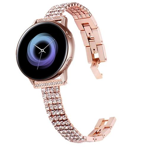 20mm 22mm Myl-Lzp Diamond Strap For Samsung Galaxy Watch 3 41mm 45mm Band Bracelet S3 42mm 46mm Active 2 Gear Women's Wristbands