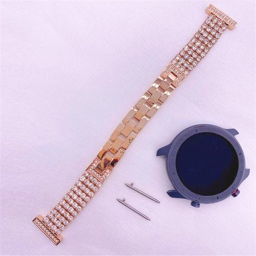 20mm 22mm Myl-Lzp Diamond Strap For Samsung Galaxy Watch 3 41mm 45mm Band Bracelet S3 42mm 46mm Active 2 Gear Women's Wristbands