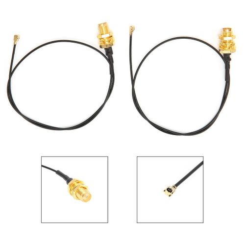 READY STOCK  2Pcs IPEX Cable to SMA Female with Pin WIFI Antenna RF Wire for GSM GPS LAN System