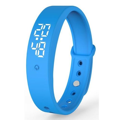 1~7pcs Led Digital Smart Bracelet With Body Temperature Monitor Smart Band Vibration Alarm Reminder Waterproof Smart Clock