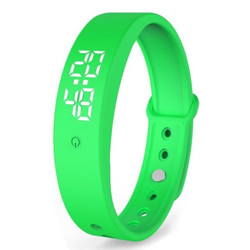 1~7pcs Led Digital Smart Bracelet With Body Temperature Monitor Smart Band Vibration Alarm Reminder Waterproof Smart Clock