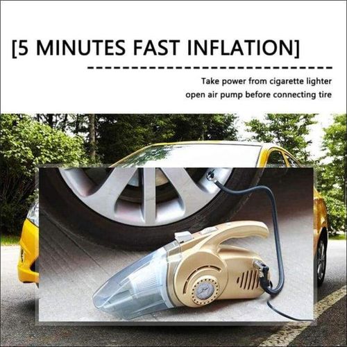 Electro Master Portable High Power Vacuum Car Cleaner With Great Suction Power-Multicolour
