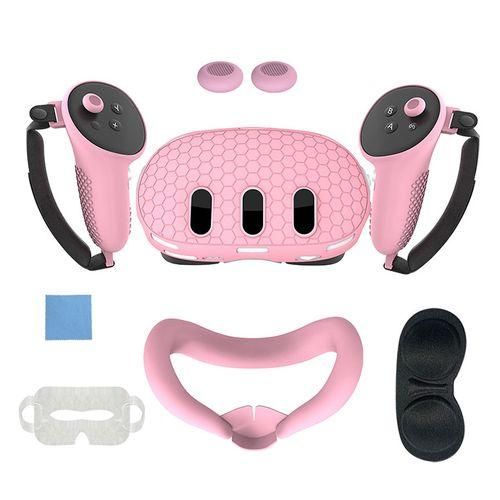 For Oculus Quest 3 Accessories,Quest 3 VR Silicone Cover