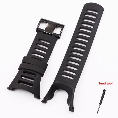 Strap For Suunto Ambit 1 2 3 2r 2s Men's Watch Rubber Band Screwdriver Watch Accessories Black Watchbands