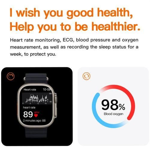 T800 Ultra Smart Watch Sports & Fitness BT Calls