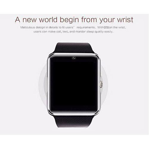 Bluetooth Smart Watch Men GT08 With Touch Screen Big Battery TF Sim Card Camera