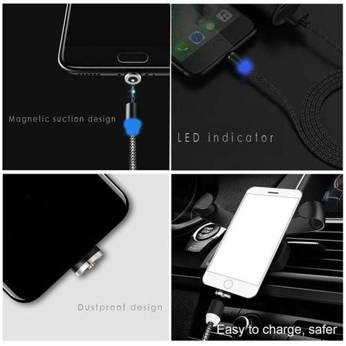 1 meter Android micro USB magnetic metal charging cable Micro USB