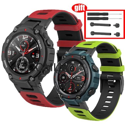 New For Huami T-Rex Pro Strap Silicone Smartwatch Wristband T Rex Connector Screw Rod Pin Adapter Accessories