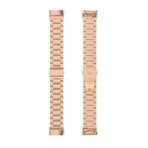 Suitable for Fitbit Charge 6 Milanis Watchband Charge 5 Three Beads Metal Steel Watchband