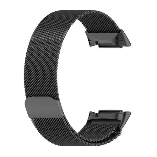 Suitable for Fitbit Charge 6 Milanis Watchband Charge 5 Three Beads Metal Steel Watchband