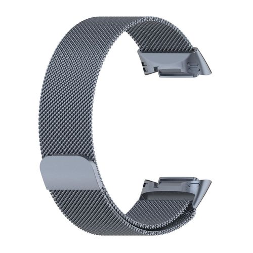 Suitable for Fitbit Charge 6 Milanis Watchband Charge 5 Three Beads Metal Steel Watchband