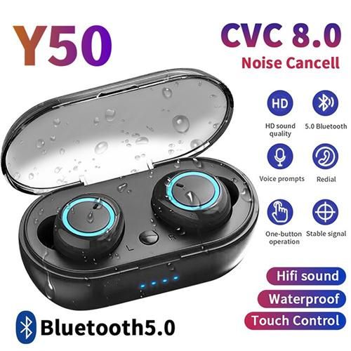IPX7 Waterproof Deep Bass Earbuds True Wireless Stereo Headphones