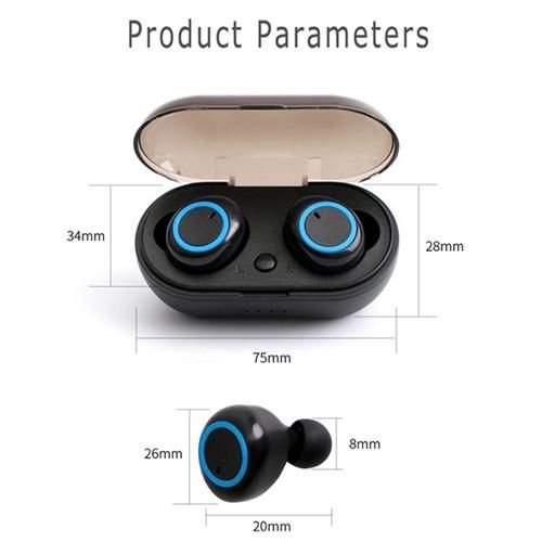 IPX7 Waterproof Deep Bass Earbuds True Wireless Stereo Headphones