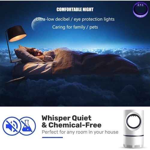 Bug Zapper, Electric Mosquito & Fly Zappers/Killer - Insect Attractant Trap Powerful Bug Zapper Light, Hangable Mosquito Lamp for Home, Indoor, Outdoor