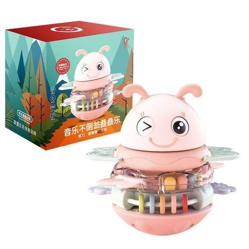 Montessori Tumbler Toys For Babies Girls 6 12 Months Baby Teethers Doll Toddler Educational Stacking Music Toy Teether Bell Gift