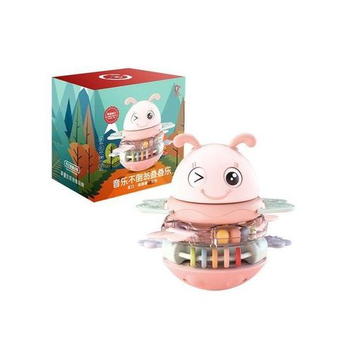 Montessori Tumbler Toys For Babies Girls 6 12 Months Baby Teethers Doll Toddler Educational Stacking Music Toy Teether Bell Gift