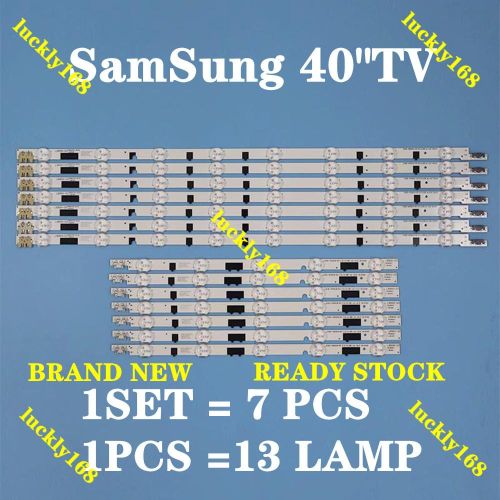 LED Backlight strip 13 lamp For SamSung 40"TV D2GE-400SCA-R3 UA40F5500 UA40F5500AR UA40F5000AR UA40F6300AR UA40F5105AR 2013SVS40F UE40F6400 D2GE-400SCB-R3 UE40F5000