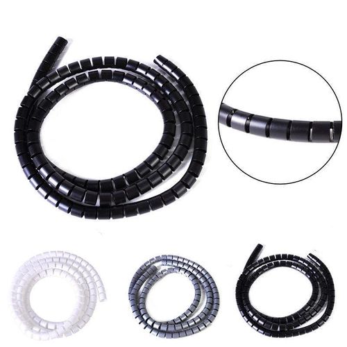Spiral Cable Wrap Tidy/Hide/Banding/Loom PC TV Home Cinema Wire Management