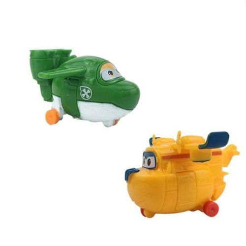 1 Pcs Cute Super Wings Action Figures Deformed Aircraft Robot PVC Model Collection Cake Decoration Kid Gift Toy