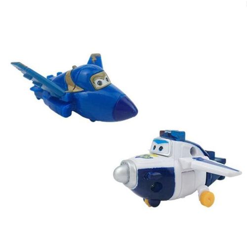 1 Pcs Cute Super Wings Action Figures Deformed Aircraft Robot PVC Model Collection Cake Decoration Kid Gift Toy