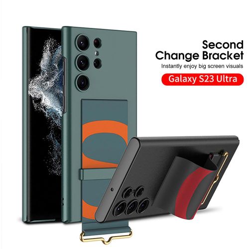For Samsung Galaxy S23ultra Phone Case S23 Ultra-Thin Wrist Strap Bracket S23 Drop-Resistant Protective Case