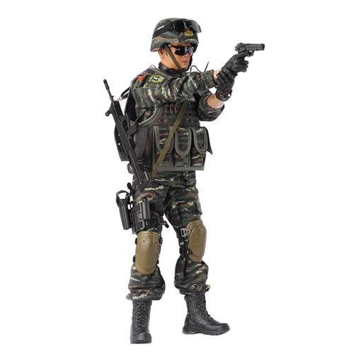12"    Model 16 Soldier Action Figure Peace Mission Uniform Toy